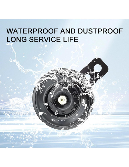 Silbato de Caracol Yumfugu 12V Universal Negro 125dB