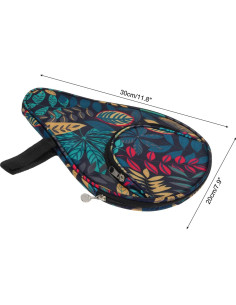 Funda para Raqueta de Tenis de Mesa PATIKIL 30x20cm Impermeable 2