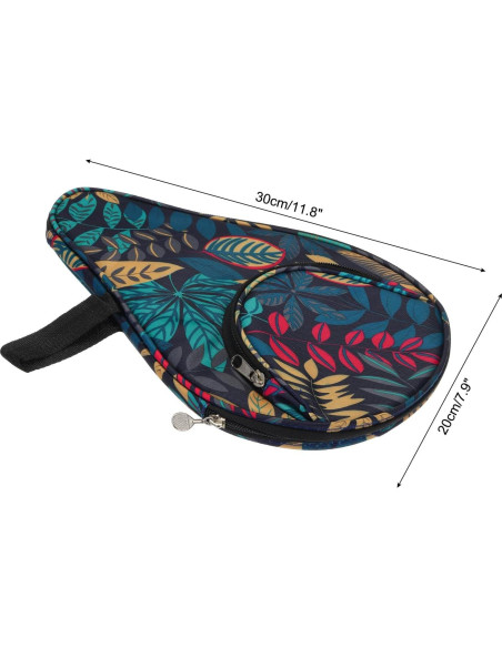 Funda para Raqueta de Tenis de Mesa PATIKIL 30x20cm Impermeable