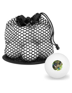Pelotas de Ping Pong 3 Estrellas thejq - Paquete de 12 con Bolsa