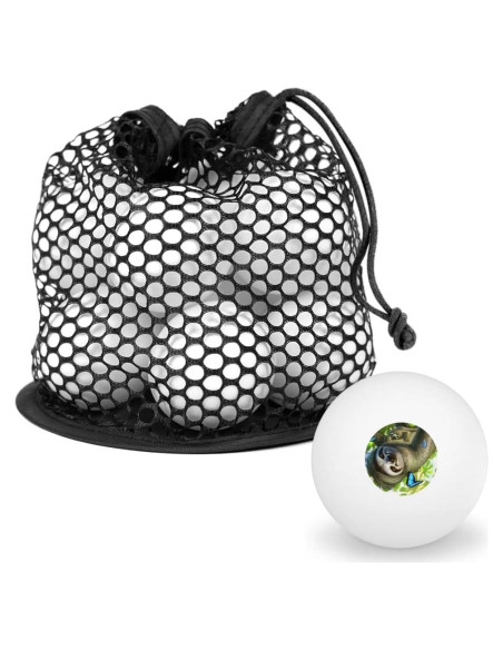 Pelotas de Ping Pong 3 Estrellas thejq - Paquete de 12 con Bolsa