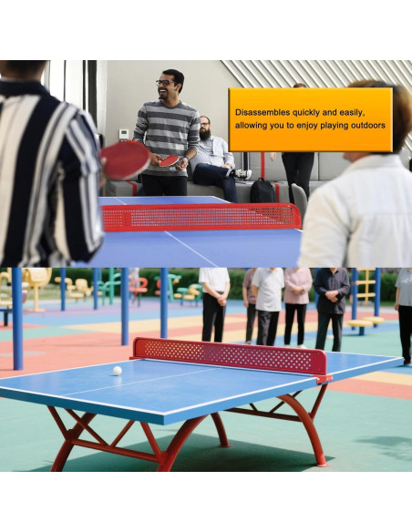 Red de Tenis de Mesa OYKSHDF 153 cm para Interior y Exterior