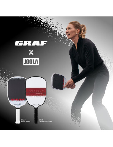 Paleta de Pickleball JOOLA GRAF Edge 16mm Fibra de Carbono