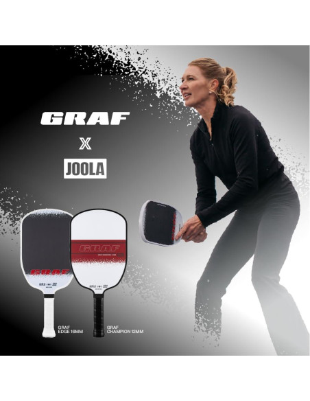 Paleta de Pickleball JOOLA GRAF Edge 16mm Fibra de Carbono