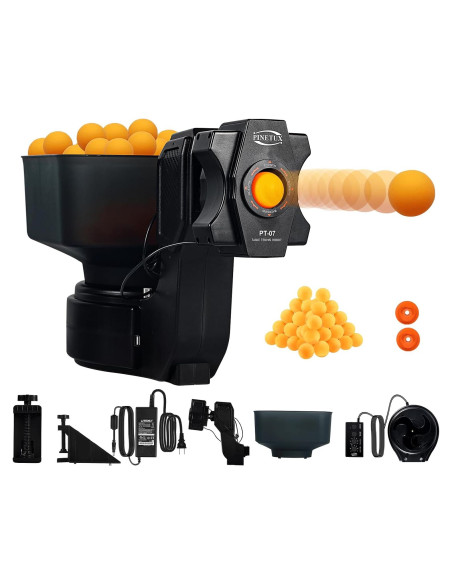 Robot Lanzador de Pelotas de Ping Pong ZXMT PT-07 Avanzado