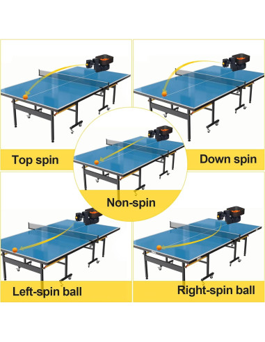 Robot Lanzador de Pelotas de Ping Pong ZXMT PT-07 Avanzado