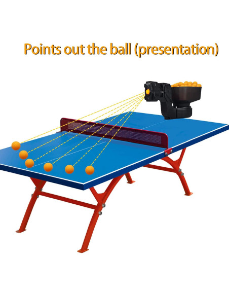 Robot Lanzador de Pelotas de Ping Pong ZXMT PT-07 Avanzado