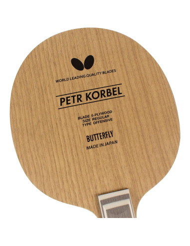Cuchilla de Tenis de Mesa Butterfly Petr Korbel Madera 5 Capas