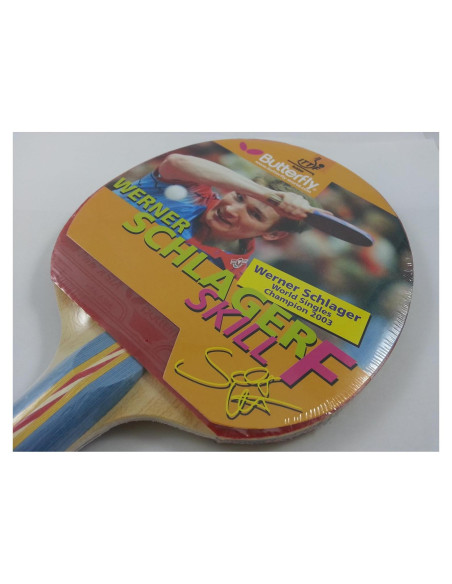 Paleta de Tenis de Mesa Butterfly Schlager Skill 1.7mm