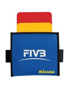 Tarjetas de Árbitro de Voleibol Mikasa VK Roja/Amarilla