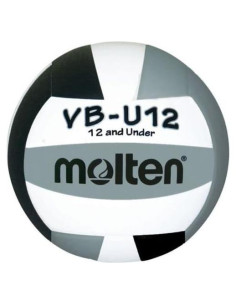 Balón de Voleibol Ligero Molten VB-U12 - Negro/Blanco/Plata
