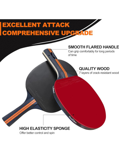 Conjunto de Tenis de Mesa Comesee CS-111 con Red y Palas