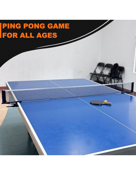 Conjunto de Tenis de Mesa Comesee CS-111 con Red y Palas