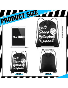 Bolsa de Cuerda Windyun 16 Pcs para Deportes - Voleibol 2