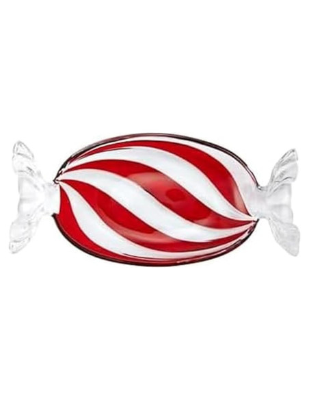 Plato de Caramelo Mikasa 34.9 cm Vidrio Festivo Navidad