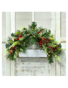 Adorno Navideño Buzón DearHouse 61cm con Luces LED