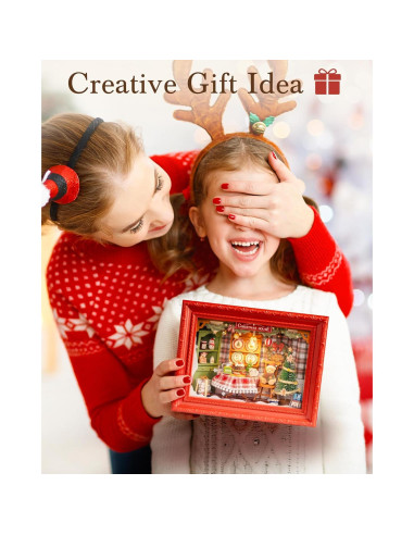 Kit de Casa en Miniatura Rolife 3D con LED - 22.5x10x16.8 cm