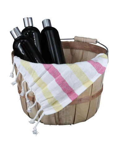 Cesta de Madera SSWBasics - Juego de 3 - 28 cm Diámetro