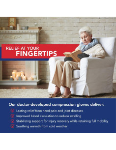 Guantes de Compresión Dr. Arthritis para Alivio de Artritis 2