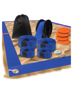 Conjunto de Línea de Cancha de Voleibol de Playa Enjoyard 16x8m