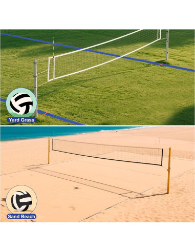 Conjunto de Línea de Cancha de Voleibol de Playa Enjoyard 16x8m