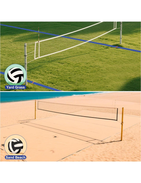 Conjunto de Línea de Cancha de Voleibol de Playa Enjoyard 16x8m