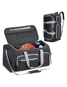 Mochila de Baloncesto JMIANeodark con Compartimento para Zapatos 50.8x35.1x24.1 cm