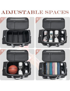 Mochila de Baloncesto JMIANeodark con Compartimento para Zapatos 50.8x35.1x24.1 cm 2