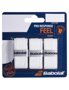 Overgrip Babolat Pro Response X 3 Blanco para Tenis