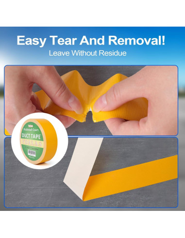 Cinta de marcado para cancha de pickleball Fdalas 80m Amarillo