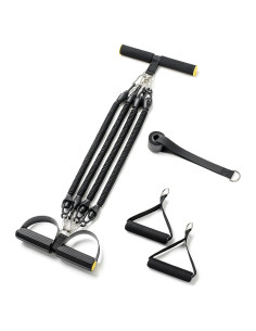 Juego de Bandas de Resistencia TKR-001 con Pedal Ajustable 11.34 kg