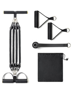 Juego de Bandas de Resistencia TKR-001 con Pedal Ajustable 11.34 kg 2