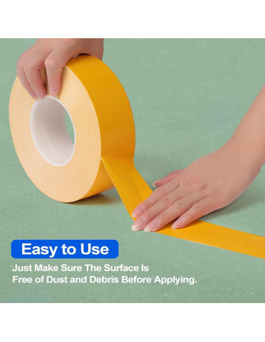 Cinta de marcado para cancha de pickleball Fdalas 80m Amarillo