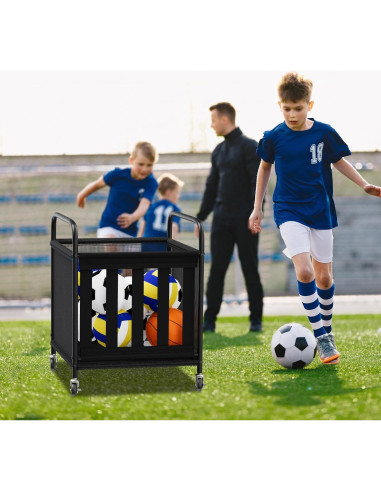 Carro de Almacenamiento de Pelotas Storenization STNBSC 54x54x69cm