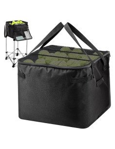 Cesta de Pelotas de Tenis Aliceset 35x35x30cm con Bolsillos