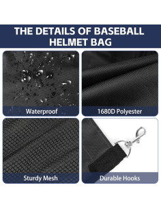 Organizador de Dugout NVAAV para 15 Cascos y Guantes 2