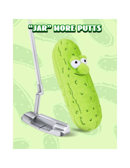 Cubierta de Putter Dientes Grandes Verde para Cuchilla y Mallet