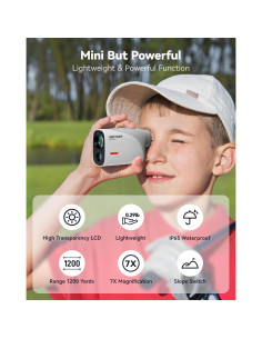 Medidor de Distancia de Golf REDTIGER GolfVue 3, 1200m, IP65 2