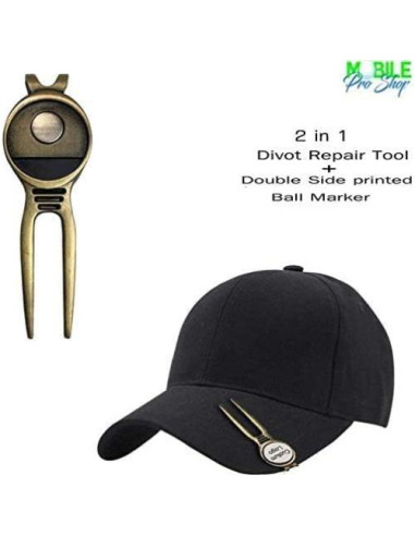 Herramienta de Reparación de Divots Mobile Pro Shop - Acero Inoxidable