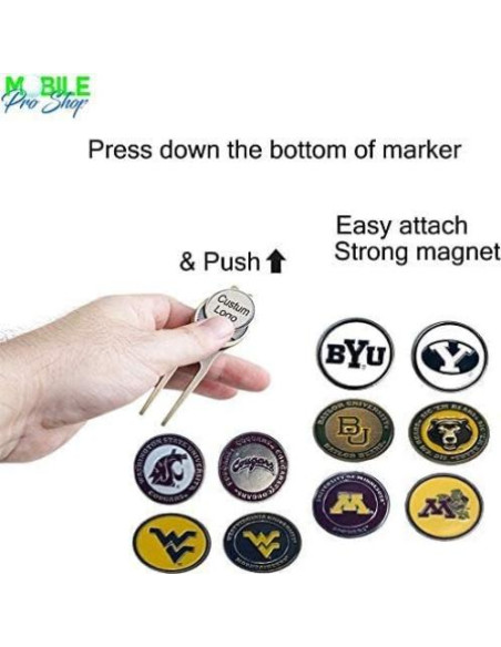 Herramienta de Reparación de Divots Mobile Pro Shop - Acero Inoxidable