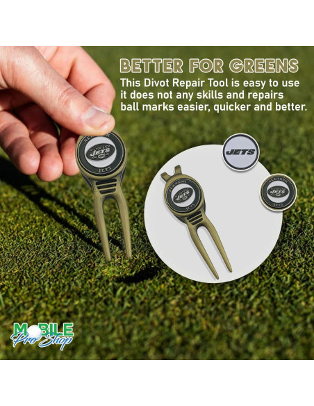 Herramienta de Reparación de Divots Mobile Pro Shop - Acero Inoxidable