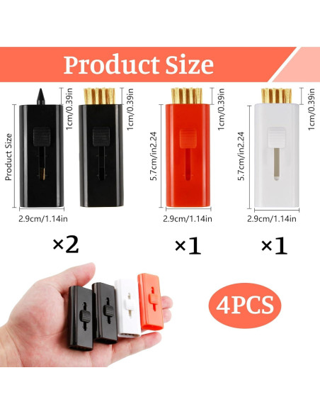 Cepillo Limpiador de Palos de Golf Lyehip Doble Cara Multicolor