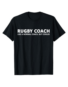 Camiseta de Entrenador de Rugby Ropa de Regalo para Papá
