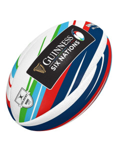 Balón de Rugby Gilbert Guinness Six Nations Tamaño 5 Multicolor
