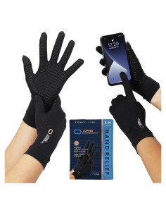 Guantes de Compresión Cobre Copper - Alivio Artritis XL