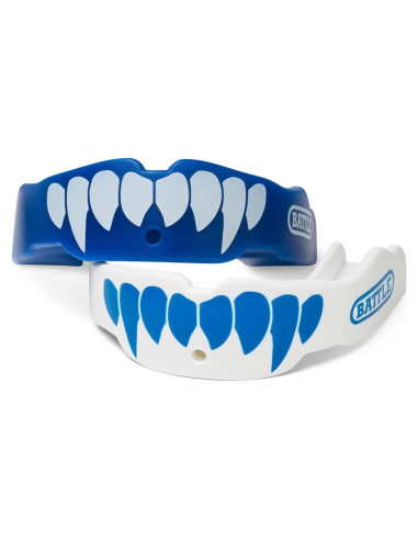 Battle Fangs Protectores Bucales 2-Pack para Fútbol y Hockey