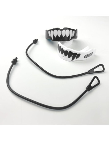 Battle Fangs Protectores Bucales 2-Pack para Fútbol y Hockey