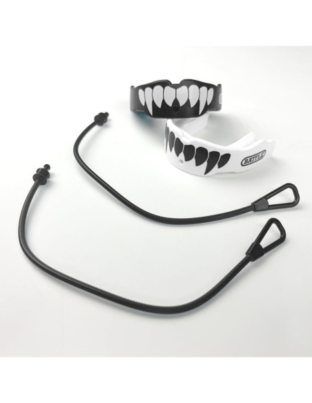 Battle Fangs Protectores Bucales 2-Pack para Fútbol y Hockey