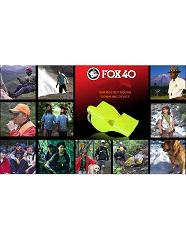 Silbato Fox 40 Classic CMG Amarillo 115dB Multi-Deporte