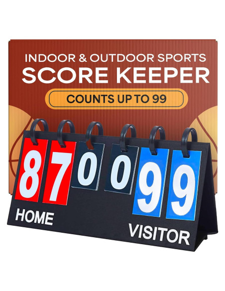 Tablero de Puntuación Portátil Upstreet - Multi-Deporte 99 Puntos